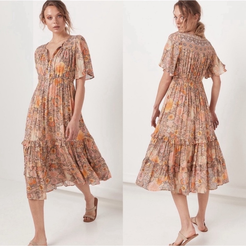 EUC Spell and the Gypsy amethyst midi dress Small